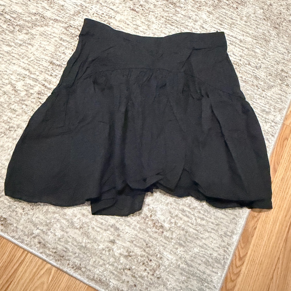 Lulu's Black Mini Skirt